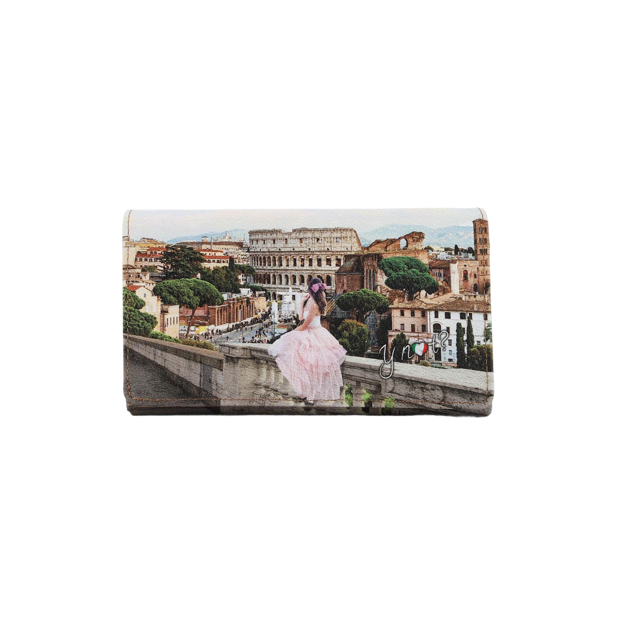 Portafoglio Donna Ynot? Yes Bag Compatto Yes Bag Stampa Città - foto prodotto